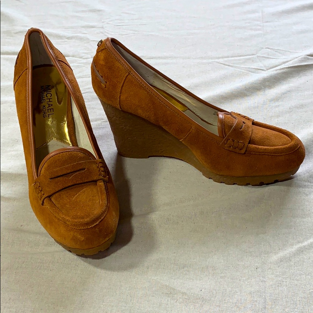 Michael Kors Suede Wedges